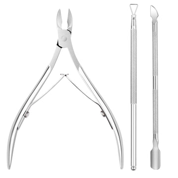 Aokitec  5PCS Professional Stainless Steel Pedicure Manicure Tools Kit